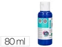 Liderpapel Pintura Acrílica Bote 80 ml Azul Ultramar Multisuperficie Base Agua Colores Vivos Ideal Decoración