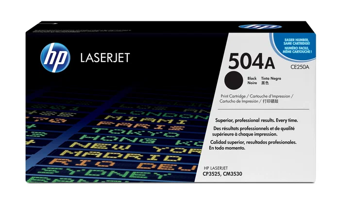 HP Cartucho de tóner original LaserJet 504A negro HP Cartucho de tóner original LaserJet 504A negro
