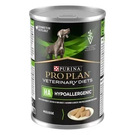Purina Pro Plan Vet Canine Ha Hypoallergenic Mousse Alimento para Perro Dieta Clínica Caja 12 x 400 gr