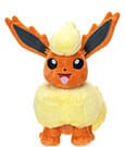 JAZWARES Peluche Flareon Pokémon 20cm