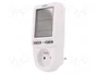 ORNO Controlador con Display LCD IP20 16A
