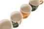DKD Home Decor Tazas de Porcelana New Bone Surtidas, 400ml