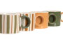 DKD Home Decor Tazas de Porcelana New Bone Surtidas, 400ml