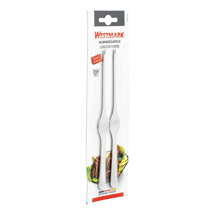 WESTMARK Tenedores para langosta en acero inoxidable plata WESTMARK Tenedores para langosta en acero inoxidable plata