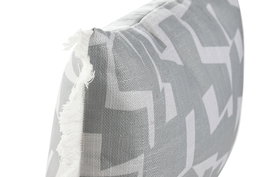 DKD Home Decor ch1c25 Cojín Urban Gris Blanco 8 x 30 x 50 cm (2 Unidades)