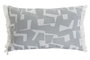 DKD Home Decor ch1c25 Cojín Urban Gris Blanco 8 x 30 x 50 cm (2 Unidades)