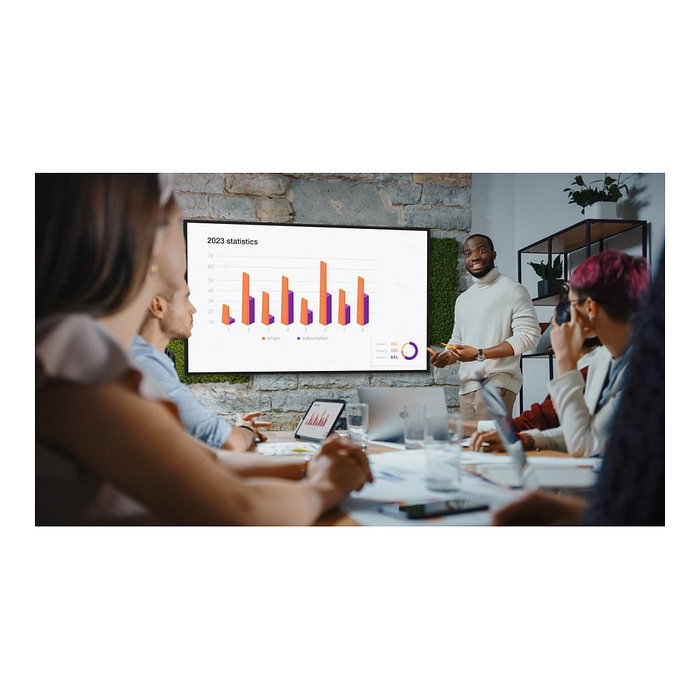 Optoma N3981K Pantalla Señalización Digital 98" UHD 4K 500cd/m2 LED 24/7 Optoma N3981K Pantalla Señalización Digital 98" UHD 4K 500cd/m2 LED 24/7