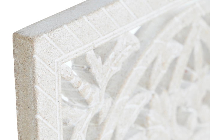 DKD Home Decor Decoración Madera Blanco 30x6x40