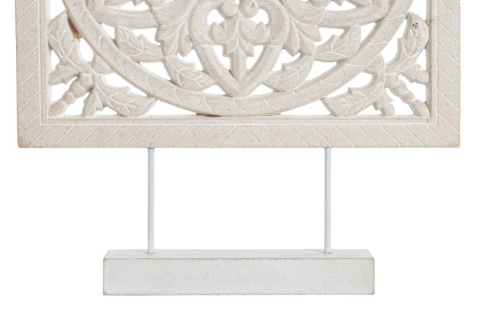 DKD Home Decor Decoración Madera Blanco 30x6x40