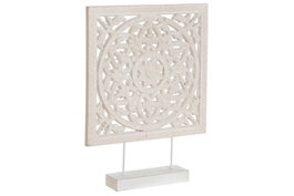 DKD Home Decor Decoración Madera Blanco 30x6x40