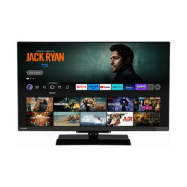 TOSHIBA 32LV3F63DA Televisor 32 Pulgadas Full HD 1920x1080 Smart TV con Vidaa, Netflix, YouTube, HDR, Bluetooth, Negro, MB281V