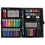 Createur de Genie Maleta de Colorear 86 Piezas con Rotuladores, Crayolas, Ceras, Acuarelas y Lápices