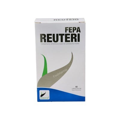 Fepadiet Fepa-Reuteri 40 Cápsulas Probiótico Lactobacillus Reuteri para Flora Intestinal y Sistema Inmune Fepadiet Fepa-Reuteri 40 Cápsulas Probiótico Lactobacillus Reuteri para Flora Intestinal y Sistema Inmune