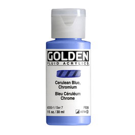 Golden Fluid Colores Acrílicos Azul Cerúleo Cromo 30 ml