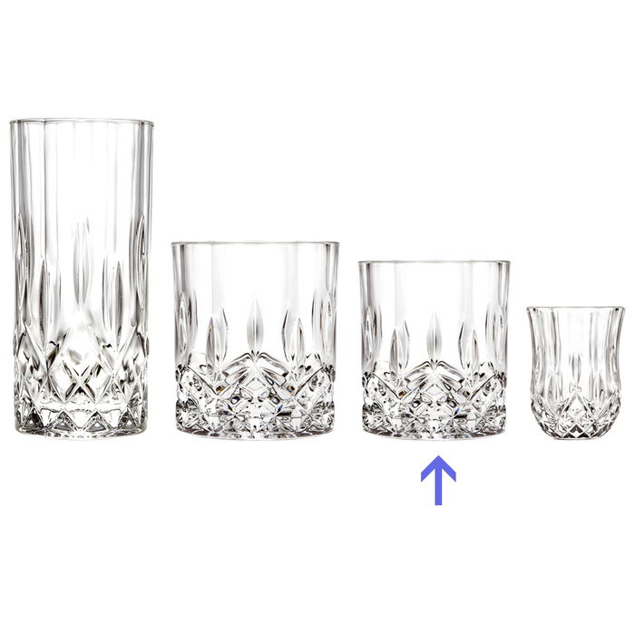 Rcr Cristalleria IT Opera Vaso 210 Ml Cristal Luxion Eco-crystal Glass Altura 85 Mm (6 Unidades)