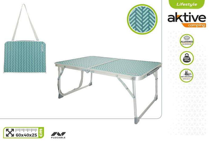 Color Baby Mesa Camping Plegable Aluminio 60x40xh25cm Color Baby Mesa Camping Plegable Aluminio 60x40xh25cm