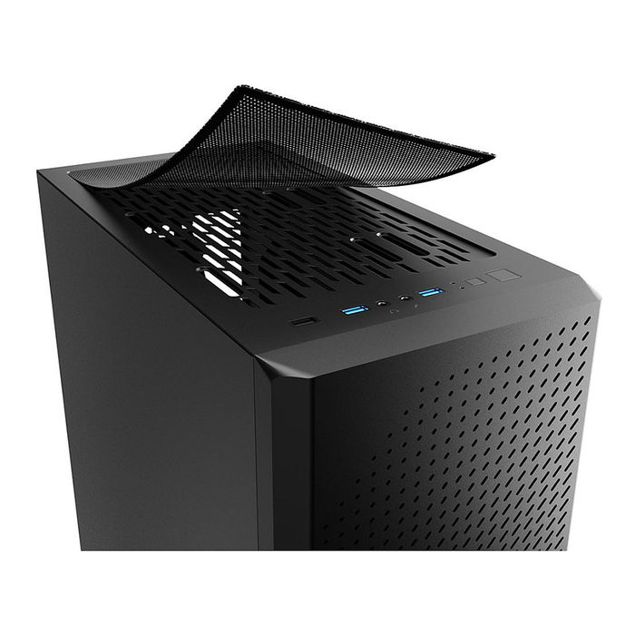 SHARKOON VS9 Midi Tower Negro ATX, micro ATX, Mini-ITX para PC con Gestión de Cables y Puertos USB 3.0