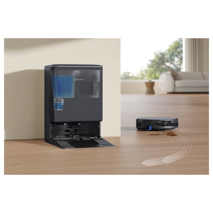 Ecovacs DEEBOT T90 PRO OMNI Robot Aspirador y Fregasuelos con Estación Base, Negro