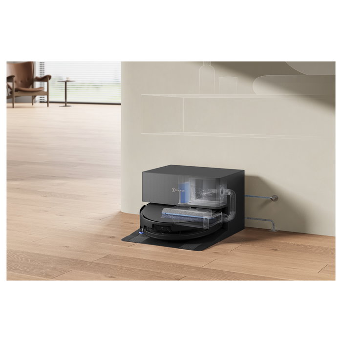 Ecovacs DEEBOT T90 PRO OMNI Robot Aspirador y Fregasuelos con Estación Base, Negro