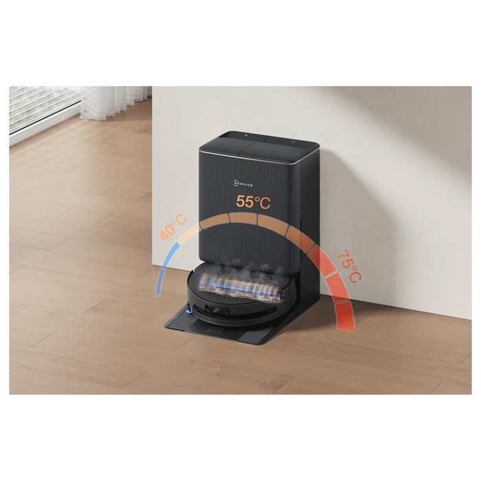 Ecovacs DEEBOT T90 PRO OMNI Robot Aspirador y Fregasuelos con Estación Base, Negro