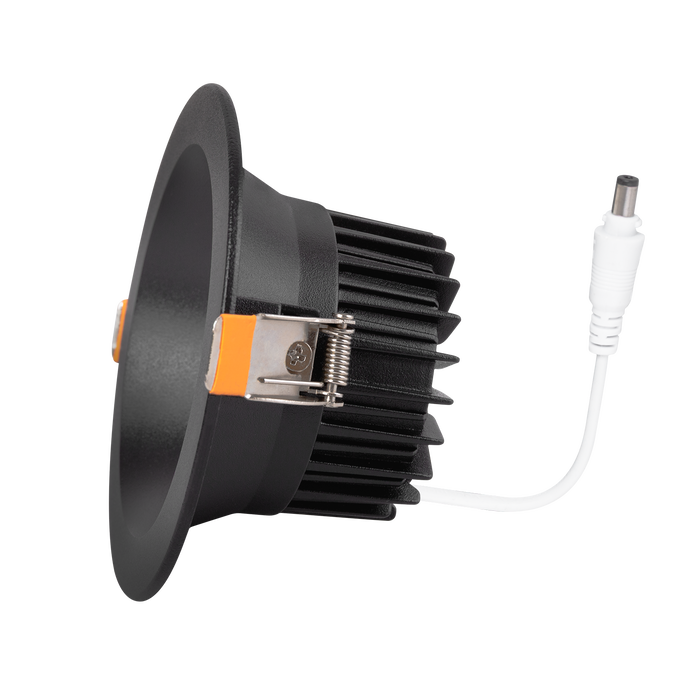 Foco Downlight Circular LED 9W 900Lm Blanco Cálido Negro UGR19