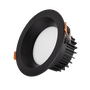 Foco Downlight Circular LED 9W 900Lm Blanco Cálido Negro UGR19