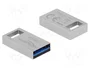 DeLOCK USB Flash Drive 128 GB Plata
