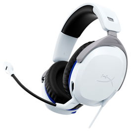 HyperX Cloud Stinger 2 Auriculares Gaming con Cable para PlayStation, Blanco - 75X29AA