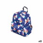 Mochila Escolar Pincello Multicolor 28 x 12 x 22 cm 22 x 28 x 12 cm Unicornio (12 Unidades)