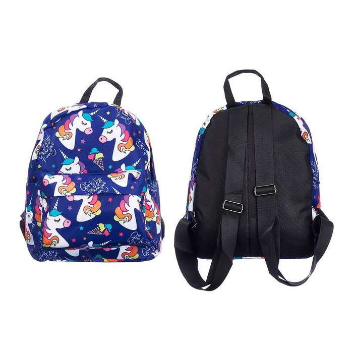 Mochila Escolar Pincello Multicolor 28 x 12 x 22 cm 22 x 28 x 12 cm Unicornio (12 Unidades)