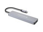 Conceptronic DONN28G Docking Station Gris USB Tipo C HDMI USB-A 5 Gbps SD/MicroSD PD 100W 4K 60Hz
