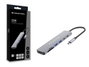 Conceptronic DONN28G Docking Station Gris USB Tipo C HDMI USB-A 5 Gbps SD/MicroSD PD 100W 4K 60Hz