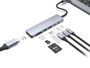 Conceptronic DONN28G Docking Station Gris USB Tipo C HDMI USB-A 5 Gbps SD/MicroSD PD 100W 4K 60Hz