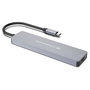 Conceptronic DONN28G Docking Station 7 en 1 USB-C Gris