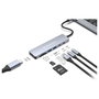 Conceptronic DONN28G Docking Station 7 en 1 USB-C Gris