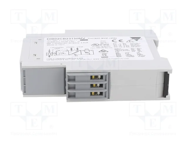 CARLO GAVAZZI DIB Relé de monitorización de corriente AC/DC SPDT CARLO GAVAZZI DIB Relé de monitorización de corriente AC/DC SPDT
