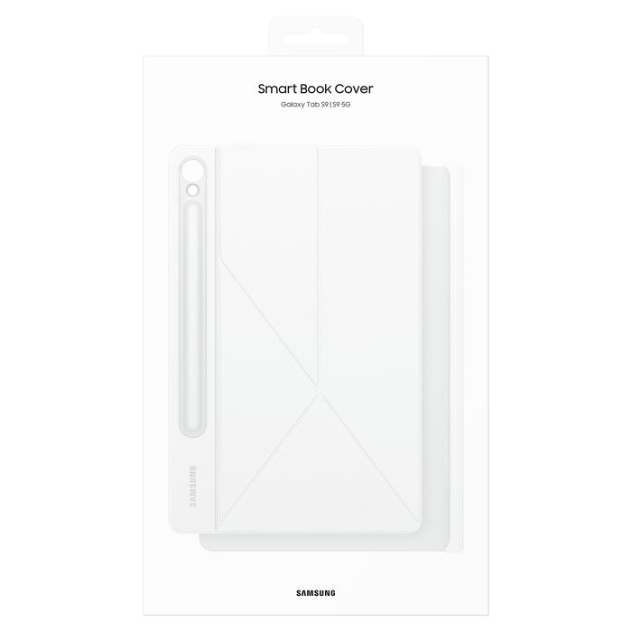 Samsung EF-BX710PWET - Funda Inteligente para Galaxy Tab S9 / S9 FE / S10 FE, Color Blanco
