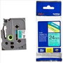 Brother Cinta de Rotular Laminada TZe-751 Negro sobre Verde 24mm x 8m
