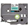 Brother Cinta de Rotular Laminada TZe-751 Negro sobre Verde 24mm x 8m