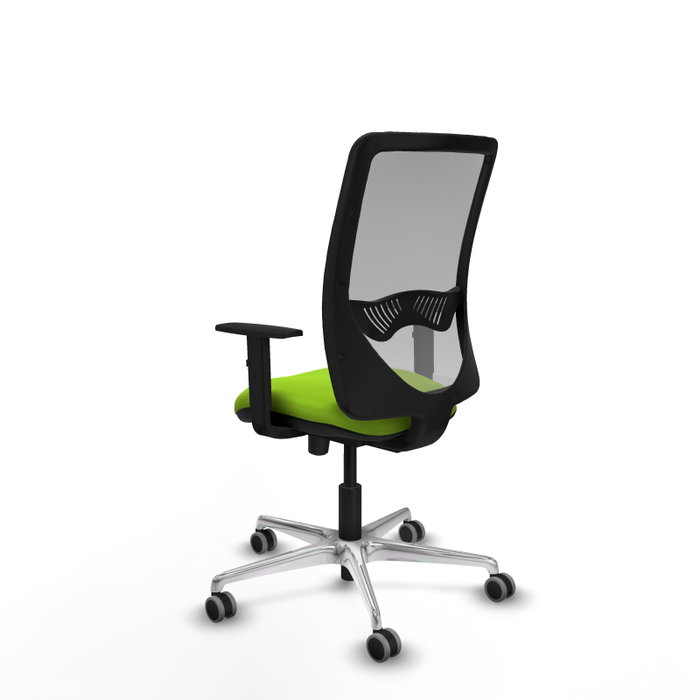 PIQUERAS Y CRESPO Silla de oficina Zulema Sincro/Traslack Pistacho y Gris