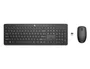 HP Combo 235 Teclado y Ratón Inalámbricos Negro, Español