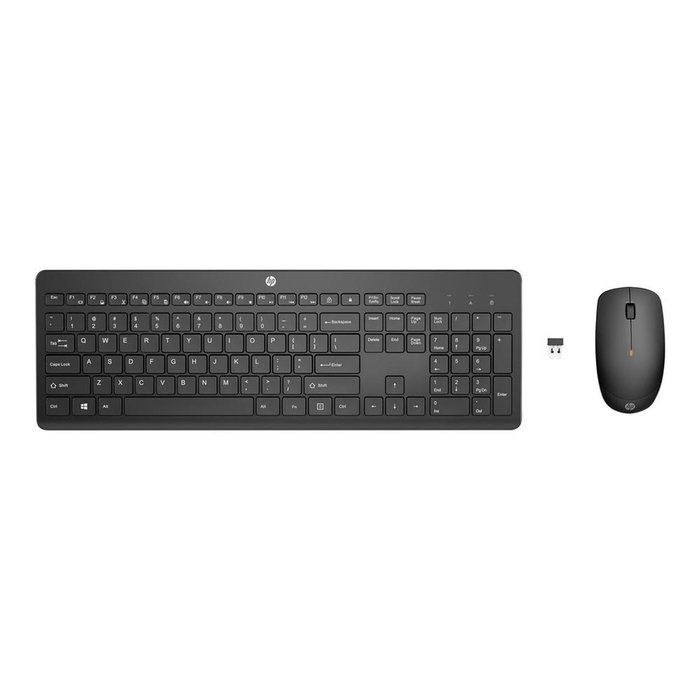 HP 235 Juego de Teclado y Ratón Inalámbricos Español Negro HP 235 Juego de Teclado y Ratón Inalámbricos Español Negro