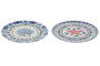 DKD Home Decor Platos de Melamina Atenas 20x20x1 cm Surtidos de 2 Unidades (Pack de 12) SKU B17LMGLCGQ