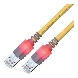 Easylan EasyLan DualBoot LED Patchkabel RJ45 S/FTP Cat.6 Amarillo 2 m