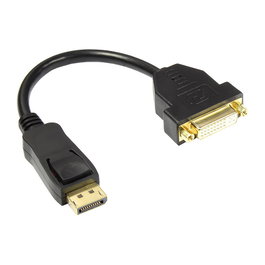 GoodConnections Adaptador de cable DP1.2 a DVI-I 24+5 de 0,2 m