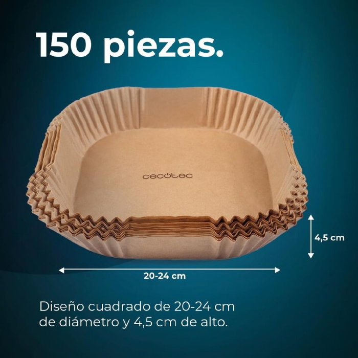 Papel para freidora de aire Cecotec Cecofry Papel para freidora de aire Cecotec Cecofry