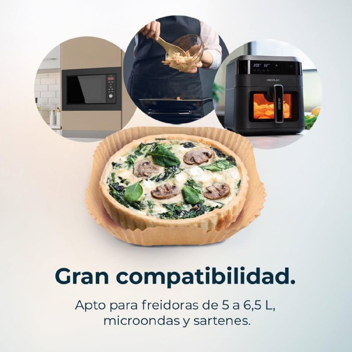Papel para freidora de aire Cecotec Cecofry Papel para freidora de aire Cecotec Cecofry