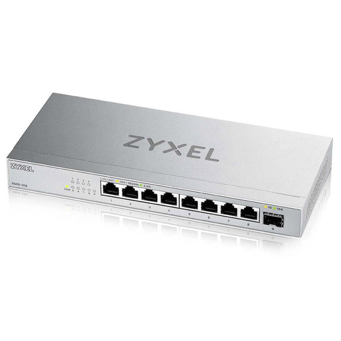 Zyxel XMG-108 Switch no administrado de 8 puertos 2.5G y 1 puerto 10G SFP+