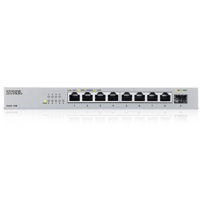 Zyxel XMG-108 Switch no administrado de 8 puertos 2.5G y 1 puerto 10G SFP+