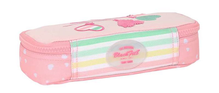 Estuche Escolar BlackFit8 Globitos 22 x 5 x 8 cm Rosa